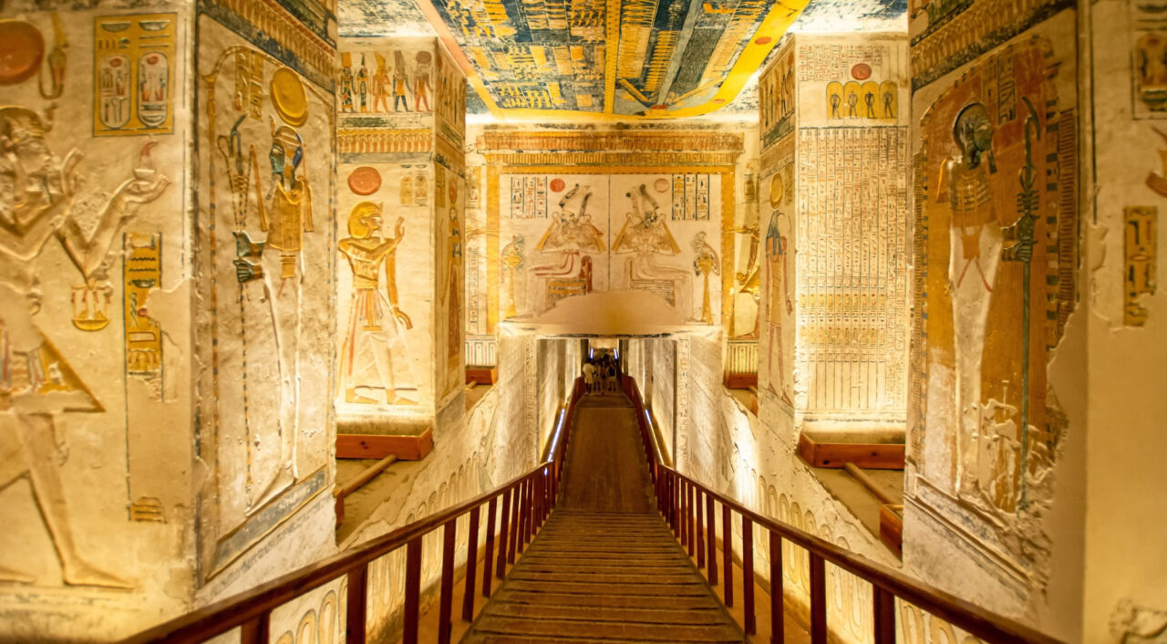 Inside Tomb KV11 of Pharaoh Ramesses III, Valley of the Kings