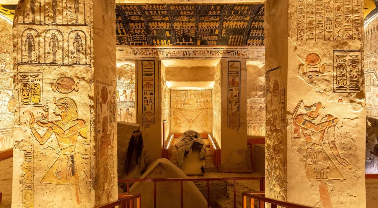 Tomb of Pharaohs Ramesses V and VI in the Valley of the Kings, Luxor