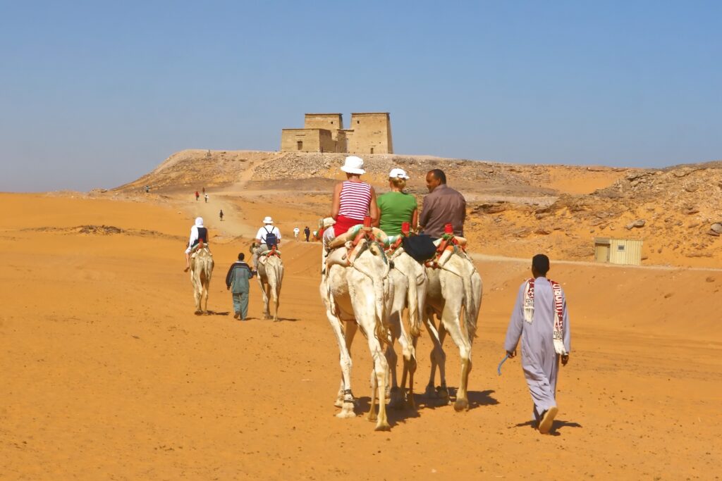 Best of Egypt - Camel ride at the Temple of Dakka, Lake Nasser