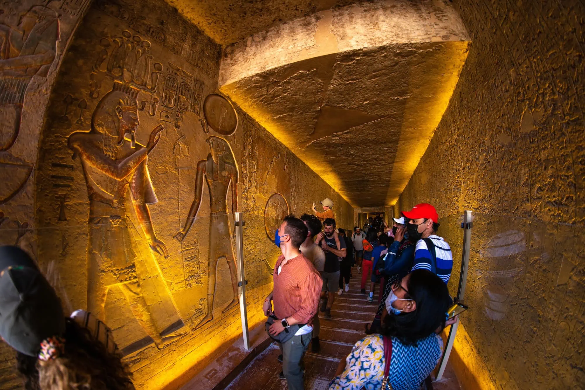 Your Guide to 8-Day Nile Cruises
Everything you need to choose between a dahabiya, a 5-star vessel, or a full Egypt tour with cruise.
Eight days is the length where Egypt stops feeling like a sampler and starts feeling like the real trip. This guide covers the three ways to travel it: a traditional dahabiya, a 5-star cruise vessel, or a complete Egypt tour that folds Cairo and Abu Simbel into the river journey. It walks through what each one is, what you'll see, what life onboard looks like, and how to use the filter and search above to find the right departure.
Why Eight Days Is the Right Length for EgyptThe Three Ways to Travel: Dahabiya, Cruise Ship, or Full TourDahabiyaNile CruiseTour with CruiseWhat You See on an 8-Day Nile CruiseWhat You're Actually Looking At: A Quick Architectural PrimerLife OnboardHow the Small-Group Excursions WorkWhat's IncludedWhen to SailHow the Planning Process Actually WorksReady to Plan Your 8-Day Egypt Trip?Frequently Asked Questions
Why Eight Days Is the Right Length for Egypt
Most travelers underestimate how much time Egypt actually needs. Four or five days on the Nile covers the temples between Luxor and Aswan, but it leaves Cairo, the pyramids, and the deeper sites for "next time." Eight days is the first length where the trip starts to feel complete rather than compressed.
For a river-focused trip, eight days means seven nights on the water, which is the longest standard cruise duration and the one that gives the sailing days room to breathe. For a fuller trip, eight days is enough to combine Cairo and the pyramids with a Nile cruise and still have time for Abu Simbel. It's the point where the itinerary stops being a list of sites to tick off and becomes a proper journey.
Egypt Tours Plus has been booking Nile cruises since 1955, and the 8-day length is consistently one of the most chosen durations in our entire programme. It sits at the sweet spot: long enough to see Egypt properly, short enough to fit a normal vacation. The three ways to travel it, covered next, simply change how you spend those eight days, not whether the length is right.
The Three Ways to Travel: Dahabiya, Cruise Ship, or Full Tour
The filter above sorts every 8-day option into three categories. They cover genuinely different trips, so it's worth understanding what each one is before you filter.
Dahabiya
A dahabiya is a traditional twin-mast sailing vessel carrying between 8 and 16 guests. The whole boat functions as one small group, the pace is unhurried, and the vessel can moor at quieter river sites the large ships can't reach. An 8-day dahabiya is the choice when you want intimacy, traditional sailing, and the river itself as the point of the trip rather than onboard amenities. There are no pools or evening shows on a dahabiya. There is silence, wind in canvas, and a small group of fellow travelers.
Nile Cruise
The 5-star cruise vessels are the flagship tier of the Nile: 50 to 150 guests, suite-style cabins, sun decks with pools, full restaurant dining, spa services, and evening entertainment. An 8-day cruise on a 5-star vessel gives you seven nights of hotel-grade comfort on the water, with the onboard experience as much a part of the trip as the temple stops. This is the choice when you want the cruise itself to feel like a floating resort.
A 5-star Nile cruise vessel carries 50 to 150 guests; a dahabiya carries 8 to 16. The difference in scale is the difference in the trip.
Tour with Cruise
A tour with cruise is the complete Egypt trip. It pairs the Nile cruise with Cairo (the Pyramids of Giza, the Grand Egyptian Museum, Old Cairo), an internal flight, and sometimes Abu Simbel, all handled as one itinerary by a single Travel Concierge. The cruise is the river segment of a larger journey rather than the whole trip. This is the choice when you want to see Egypt's headline sites and the Nile in a single coordinated booking.
Use the filter above to view one category at a time, or the search to find a specific vessel or departure. If you're not sure which category fits, the planning conversation later in this guide is built around exactly that question.
The Great Pyramid and the Sphinx at Giza, the Cairo sites that make a tour with cruise a different trip from a pure Nile cruise.
What You See on an 8-Day Nile Cruise
Every 8-day option, whichever category you choose, covers the core Luxor-to-Aswan temple route. The tour-with-cruise options add Cairo and usually Abu Simbel on top. Here's the full picture.
In Luxor (East Bank)
Karnak Temple: the largest ancient religious complex ever built, with the Great Hypostyle Hall and its 134 columns at its heart.
Luxor Temple: linked to Karnak by the 2.7 km Avenue of Sphinxes, strikingly lit after dark.
In Luxor (West Bank)
Valley of the Kings: the royal necropolis with more than 60 tombs, including those of Tutankhamun and Ramses IV. Standard tickets include three tombs.
Hatshepsut Temple (Deir el-Bahari): the three-terraced mortuary temple of Egypt's only successful female pharaoh.
Colossi of Memnon: the surviving quartzite statues of Amenhotep III, a brief photo stop between West Bank sites.
Between Luxor and Aswan
Edfu Temple (Temple of Horus): the most completely preserved temple in Egypt, reached from the dock by horse-drawn carriage.
Kom Ombo Temple: the double temple dedicated to Sobek and Horus the Elder, with its adjacent crocodile museum.
In Aswan
Philae Temple: the Temple of Isis, relocated to Agilkia Island during the 1972-1980 UNESCO rescue operation.
High Dam: the modern engineering counterpoint, with a stop above Lake Nasser.
Unfinished Obelisk: a 42-metre granite obelisk still attached to the bedrock of its ancient quarry.
On the Tour-with-Cruise Options
The Pyramids of Giza and the Sphinx: the only surviving wonder of the ancient world.
The Grand Egyptian Museum: now fully open, housing the world's most comprehensive pharaonic collection, including the complete Tutankhamun collection of more than 5,000 items.
Old Cairo: the historic Coptic and Islamic quarters.
Abu Simbel: Ramses II's colossal rock-cut temples, usually reached by a short flight from Aswan.
The dahabiya itineraries may also include quieter river stops like Gebel el-Silsila and El-Kab, depending on the vessel and mooring conditions. The exact site list for any specific departure is on that vessel's or tour's individual page.
Optional add-ons that pair well with an 8-day trip: a hot-air balloon flight over Luxor's West Bank at sunrise, Abu Simbel (if not included in the tour), and a felucca sail at sunset in Aswan.
The funerary mask of Tutankhamun at the Grand Egyptian Museum, now fully open and home to the complete 5,000-item Tutankhamun collection, included on every tour-with-cruise itinerary.
What You're Actually Looking At: A Quick Architectural Primer
Egyptian temples follow a consistent design grammar across more than two thousand years. Recognising the basic vocabulary makes every site on the itinerary substantially more legible, and over eight days you'll see enough temples for the pattern to become clear.
Pylons. The monumental gateway at the front of the temple, two sloping trapezoidal towers framing the entrance. They represented the horizon where the sun god rose, and the outside reliefs typically show the pharaoh smiting Egypt's enemies.
Open courtyards. Behind the pylon sits a colonnaded courtyard open to the sky, the most public part of the temple, where festival processions gathered.
Hypostyle halls. A roofed chamber crowded with massive columns, built to evoke the papyrus marsh of the Egyptian creation myth, lit by clerestory windows high above.
Inner sanctuaries. The deepest and smallest room, where the god's cult statue was kept, accessible only to the high priest and the pharaoh. The architectural compression as you move inward was deliberate.
Hieroglyphics. Inscriptions cover nearly every surface, divided between religious texts, royal records, and administrative content. Your Egyptologist guide translates the key passages as you walk.
The preservation of these monuments comes from two factors working together: Egypt's exceptionally dry desert climate, and the engineering of the original builders, whose mortar-free stone construction has held for three thousand years through earthquakes and flooding.
Karnak Temple, where almost every element of the temple grammar is visible in one site: pylons, open courtyards, a hypostyle hall, and hieroglyphs on nearly every surface.
Life Onboard
What life onboard looks like depends almost entirely on which of the three categories you choose, so it's worth taking them separately.
On a Dahabiya
Mornings are quiet, often with no engine noise because the boat is under sail. Breakfast is on the upper deck, meals are served at a single long table where the whole boat eats together, and afternoons are for the deck: reading, conversation, watching the banks change. Cabins are smaller than on the large ships but well-appointed, with private bathrooms and air conditioning. There are no pools or shows. The appeal is the silence and the small group.
The sun deck of a dahabiya, where afternoons are spent reading, talking, and watching the riverbanks change. No pool, no show, just the small group and the river.
On a 5-Star Cruise Vessel
The rhythm is different. Mornings start with shore excursions, the vessel sails through the afternoon heat when the sun deck and pool come into their own, and evenings bring sit-down dinners, an Egyptian gala night, and entertainment that varies from folkloric performances to galabeya parties. Cabins match a high-end land hotel, with panoramic windows and private balconies on the higher grades. Over seven nights, the vessel genuinely becomes part of the trip.
A suite aboard a 5-star Nile vessel, matching a high-end land hotel, the larger, more furnished end of the scale from a dahabiya's compact cabins.
On a Tour with Cruise
The cruise portion follows the 5-star vessel rhythm above, but it's bookended by land touring. Cairo at the start or end, hotel nights rather than cabin nights for that segment, and an internal flight connecting the two. The pace is more varied than a pure cruise: city days, river days, and the early start for Abu Simbel all have a different texture.
How the Small-Group Excursions Work
Every 8-day option, across all three categories, uses small-group shore excursions with a licensed Egyptologist guide. The size of that group depends on the vessel.
On the 5-star cruise vessels and tour-with-cruise options, excursions run as small groups of around twelve guests to one guide, drawn from your own ship rather than merged with outside groups. Numbers can be higher during peak weeks like Christmas, New Year, and Easter when vessels sail at capacity.
On dahabiyas, the group is shaped by language as much as headcount. If the whole boat shares a language, the excursion is one group of 8 to 16. If languages are mixed, the boat splits into smaller language groups, each with its own guide, sometimes as few as two or three guests together.
Whatever your language, you'll be matched with an Egyptologist guide who speaks it — English, Italian, Spanish, Portuguese, German, French, and others available on request. Fully private excursions can also be arranged on request, with the appropriate cost adjustment.
A small group with their Egyptologist guide inside a Valley of the Kings tomb, where the narrow painted corridors make a small group the only practical way to visit.
What's Included
Inclusions vary slightly across the three categories, but the core is consistent.
Every 8-day option includes:
Accommodation for seven nights (cabin nights on cruise-only options, a mix of cabin and hotel nights on tours with cruise)
Full board on the cruise portion
Meet-and-greet service by our representatives at the airport
Assistance from our team throughout
All transfers in private air-conditioned vehicles
Small-group shore excursions with a licensed Egyptologist guide
Entrance fees to the sites on the itinerary
Tour-with-cruise options additionally include the Cairo hotel nights, the internal flight, and the Cairo sightseeing, with Abu Simbel on some itineraries.
Not included across the board:
International flights to and from Egypt
Optional add-on activities (Luxor sunrise balloon flight, felucca sails)
Personal expenses and gratuities for crew and guides
Pricing is confirmed by your Travel Concierge within 1 to 12 hours of your inquiry. Rates vary by category, vessel, cabin grade, season, and departure date, so we quote per inquiry rather than publishing fixed rates. The exact inclusion list for any specific departure is on that vessel's or tour's individual page.
The facade of the Great Temple of Abu Simbel
When to Sail
October through April delivers the most comfortable weather for an 8-day trip. Daytime temperatures generally run between 20°C and 28°C (68–82°F), with Aswan a few degrees warmer than Luxor, and the Cairo leg on tour-with-cruise options sitting in a similar comfortable range. Evenings stay cool enough for a light layer.
Within that high-season window, late December and the first week of January carry the highest demand and book out earliest. Christmas and New Year departures are typically reserved months ahead. Shoulder months like November and early March deliver similar weather at slightly more accessible rates and better availability.
Summer sailings (May through September) run too, with temperatures often above 35°C (95°F). Excursions start earlier in the day to avoid the midday heat, onboard pools become considerably more useful, and rates drop noticeably. Dahabiya departures in particular are more available outside peak season.
Because many of the dahabiya and tour departures run on fixed dates, booking 3 to 6 months ahead is the practical norm, and longer for the Christmas and Easter periods. The filter and search above show what's available, and your Travel Concierge can confirm specific dates.
Pack comfortable walking shoes, lightweight clothing covering shoulders and knees for temple visits, sun protection at every level, and a light layer for cool evenings.
Sunset view from Nile cruise ship deck with chairs and traditional sailing boat on river
How the Planning Process Actually Works
Planning an 8-day Egypt trip starts with one question: which of the three categories fits you? Dahabiya for intimacy and traditional sailing, a 5-star cruise for hotel-grade comfort on the water, or a full tour for the complete Egypt journey with Cairo and Abu Simbel.
If you already know, the filter and search above will take you straight to the options. If you're not sure, that's exactly what the planning conversation is for. Share your travel window, who you're travelling with, and what matters most to you, and your dedicated Travel Concierge will come back with a first-draft proposal within 1 to 12 hours, usually with options across more than one category so you can see the difference.
From there it's a back-and-forth on the details: category, vessel, cabin grade, sailing direction, the Cairo extension, optional add-ons. Most travelers settle in two to four rounds of revisions before booking. There's no pressure to commit at any stage, and the itinerary is only finalised when you're 100% satisfied.
Ready to Plan Your 8-Day Egypt Trip?
Whether you picture a traditional dahabiya, a 5-star cruise vessel, or a complete tour that pairs the Nile with Cairo and Abu Simbel, eight days is the length that lets you see Egypt without rushing it. Share your travel window and preferences with your Travel Concierge, and you'll have a first-draft itinerary in your inbox within 1 to 12 hours.
Design My Nile Cruise Tour
Frequently Asked Questions
What's the difference between the three 8-day categories?
A dahabiya is a traditional sailing vessel for 8-16 guests, focused on intimacy and the river itself. A 5-star Nile cruise is a larger vessel (50-150 guests) with hotel-grade amenities like pools and restaurants. A tour with cruise pairs the Nile cruise with Cairo, an internal flight, and usually Abu Simbel, as one complete Egypt itinerary. The filter above sorts every option into these three categories.
Does an 8-day Nile cruise include Cairo and the pyramids?
Only the tour-with-cruise options include Cairo and the pyramids. The pure cruise options (dahabiya and 5-star vessel) cover the Luxor-to-Aswan temple route only. If you want Cairo and the pyramids in the same booking, filter for "Tour with Cruise" above.
Is 8 days the same as 7 nights?
Yes, on the cruise-only options. An 8-day Nile cruise means seven nights of accommodation aboard the vessel. On tour-with-cruise options, the seven nights are split between cabin nights on the cruise and hotel nights in Cairo.
How physically demanding are the shore excursions?
Most excursions involve 60 to 90 minutes of walking on uneven stone surfaces, occasionally with inclines or stairs. There's no strict fitness requirement, but proper closed walking shoes are essential. Mention any mobility limitations during planning so we can adjust pacing or arrange alternative access where available.
Can vegetarians and special diets be accommodated?
Yes. Both the cruise vessels and dahabiyas handle vegetarian, vegan, gluten-free, halal, kosher (with advance notice), and most allergy requirements. The smaller dahabiya kitchens often find this easier because everything is cooked to order. Flag your needs at the booking stage and we confirm before sailing.
Which category is best value?
It depends on what you want, not just on price. A dahabiya and a 5-star cruise can sit at similar price points while offering completely different experiences. A tour with cruise costs more because it includes Cairo, flights, and more touring, but it also replaces what would otherwise be a separate Cairo booking. Your Travel Concierge can compare real figures across categories once they know your dates.
How far in advance should I book?
Three to six months ahead is the practical norm, and longer for Christmas, New Year, and Easter departures. Many dahabiya and tour departures run on fixed dates, so earlier booking widens your choice of vessel and cabin grade. Last-minute departures can sometimes work if there's residual availability.
What should I wear at the temples?
Modest, lightweight clothing covering shoulders and knees works best at every temple site. Closed walking shoes are essential for the uneven ancient stone. Bring a sunhat and sunglasses, plus a light layer for cool morning starts and breezy evening deck time. Evening dress on the 5-star vessels is smart-casual; dahabiyas are casual throughout.
Is Abu Simbel included?
Abu Simbel is included on some tour-with-cruise itineraries, usually reached by a short flight from Aswan. On the pure cruise options, it can be added as an optional excursion. Check the individual itinerary, or ask your Travel Concierge to build it in.
What happens if weather or river conditions affect the trip?
Nile cruising is remarkably weather-stable compared to ocean cruising, and schedules are rarely disrupted. If a lock closure or sandstorm affects timing, the operator adjusts the itinerary to keep all temple visits intact, and our team coordinates any onward arrangements.
Can I take photos and videos at the sites?
Standard phone and camera photography is allowed at all the temple stops. Some sites charge a small extra fee for tripods or professional camera gear, and certain tomb interiors in the Valley of the Kings require a separate photo ticket. Flash is generally prohibited inside tombs. Your Egyptologist guide flags any restrictions at each site.
Can I use the filter and search to find a specific vessel?
Yes. The filter sorts every 8-day option by category (dahabiya, Nile cruise, or tour with cruise), and the search lets you look for a specific vessel or departure by name. If you can't find what you're looking for, your Travel Concierge can check wider availability.