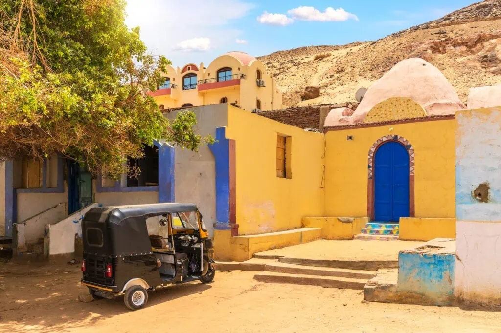Nubian village of Africa