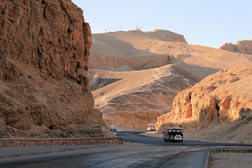 Trams in the Valley of the King's, Luxor