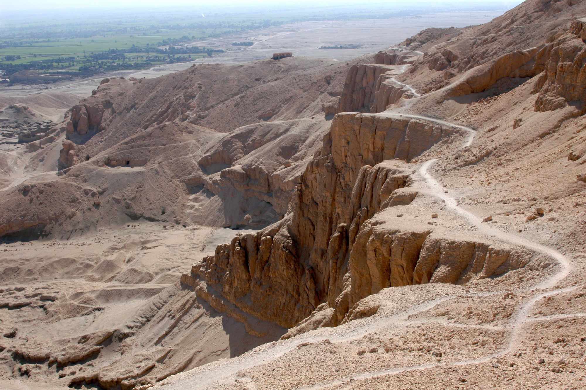 Ancient tombs and excavation sites in Valley of the Kings, Egypt