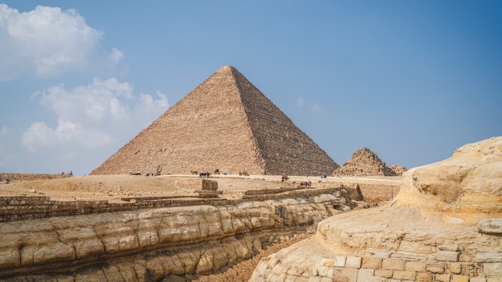 View of the Great Pyramid of Giza