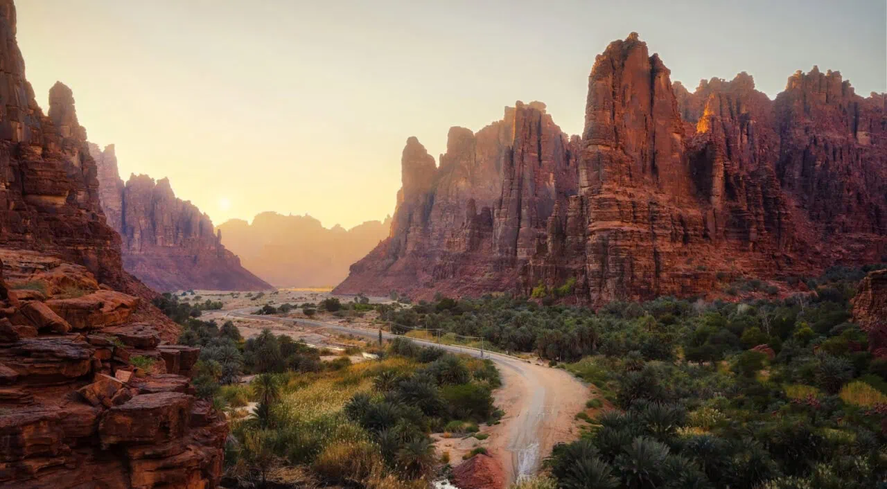 Wadi Al Disah Canyon, Saudi Arabia