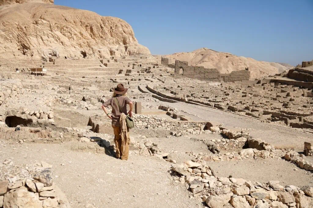 View over the Valley of the Artisans, Deir el-Medina, Luxor