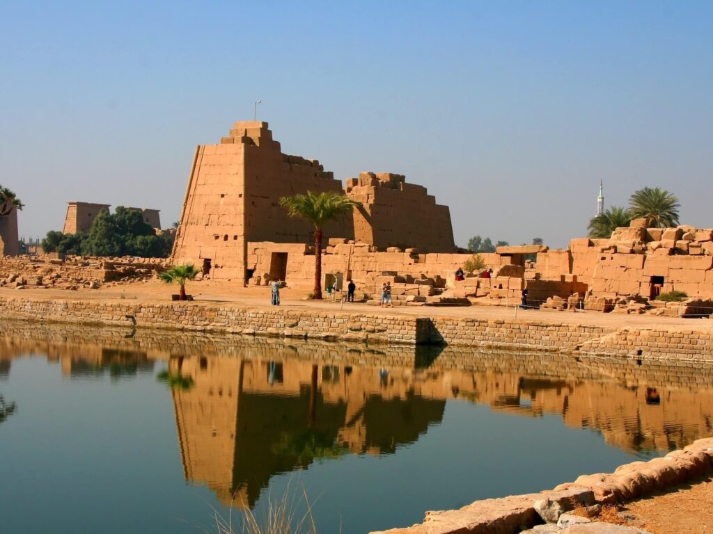 The Sacred Lake in Karnak Temple