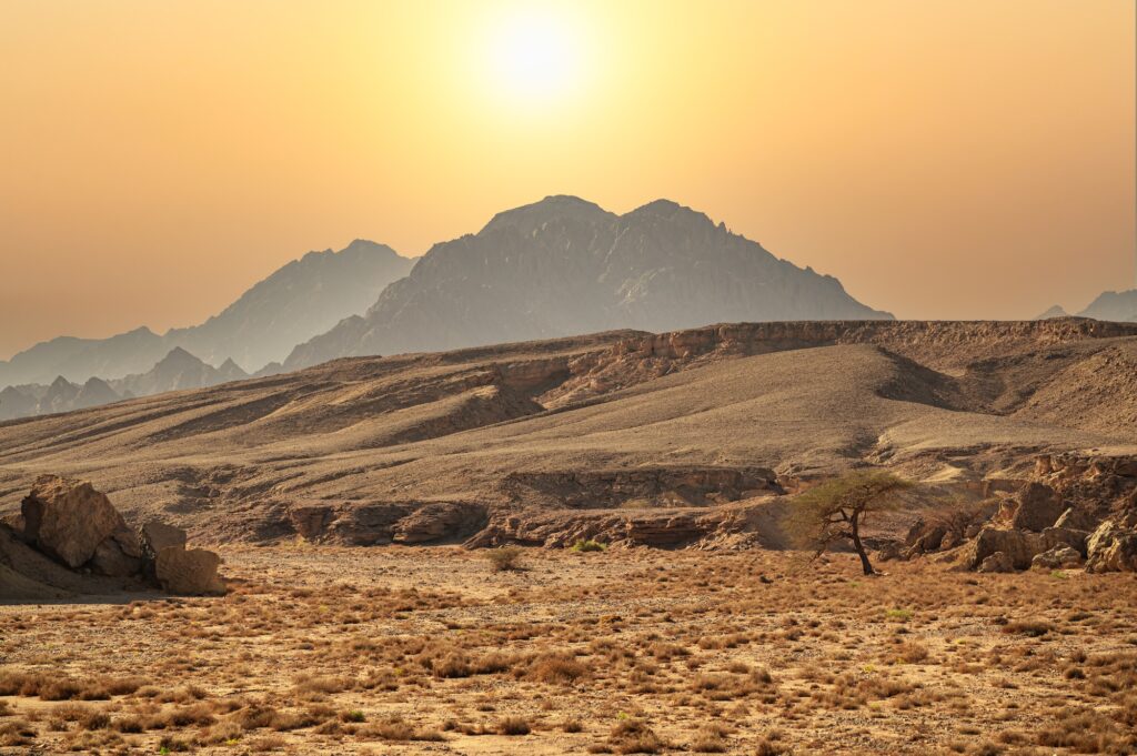 Sinai Mountains panorama, Sharm el Sheikh