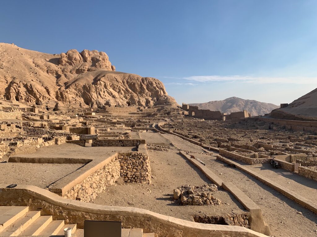 Valley of the Queens in Luxor, Egypt – serene desert landscape and royal tombs featured on Egypt tours from Tampa.