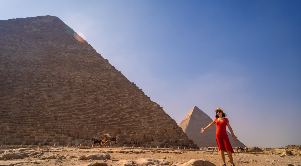 The Pyramid of Cheops (Khufu), Giza, Cairo