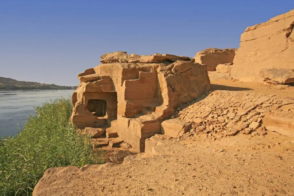Gebel el Silsila, along the Nile river