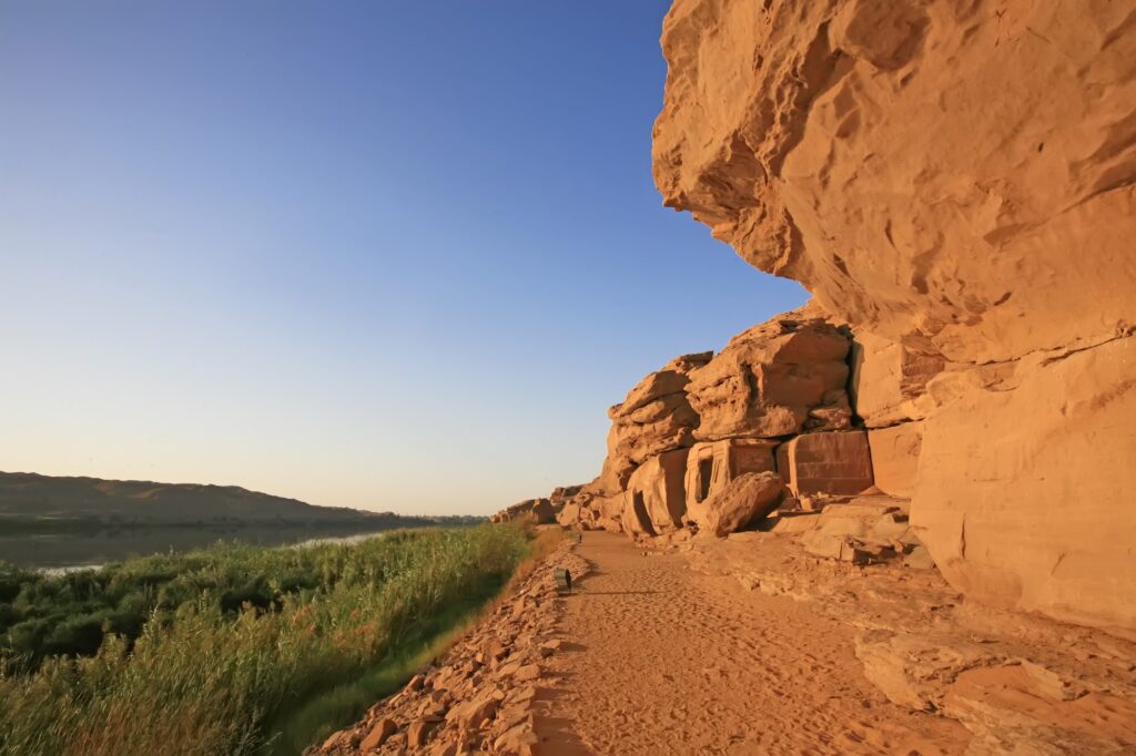 Tombs and chapels at Gebel el-Silsila