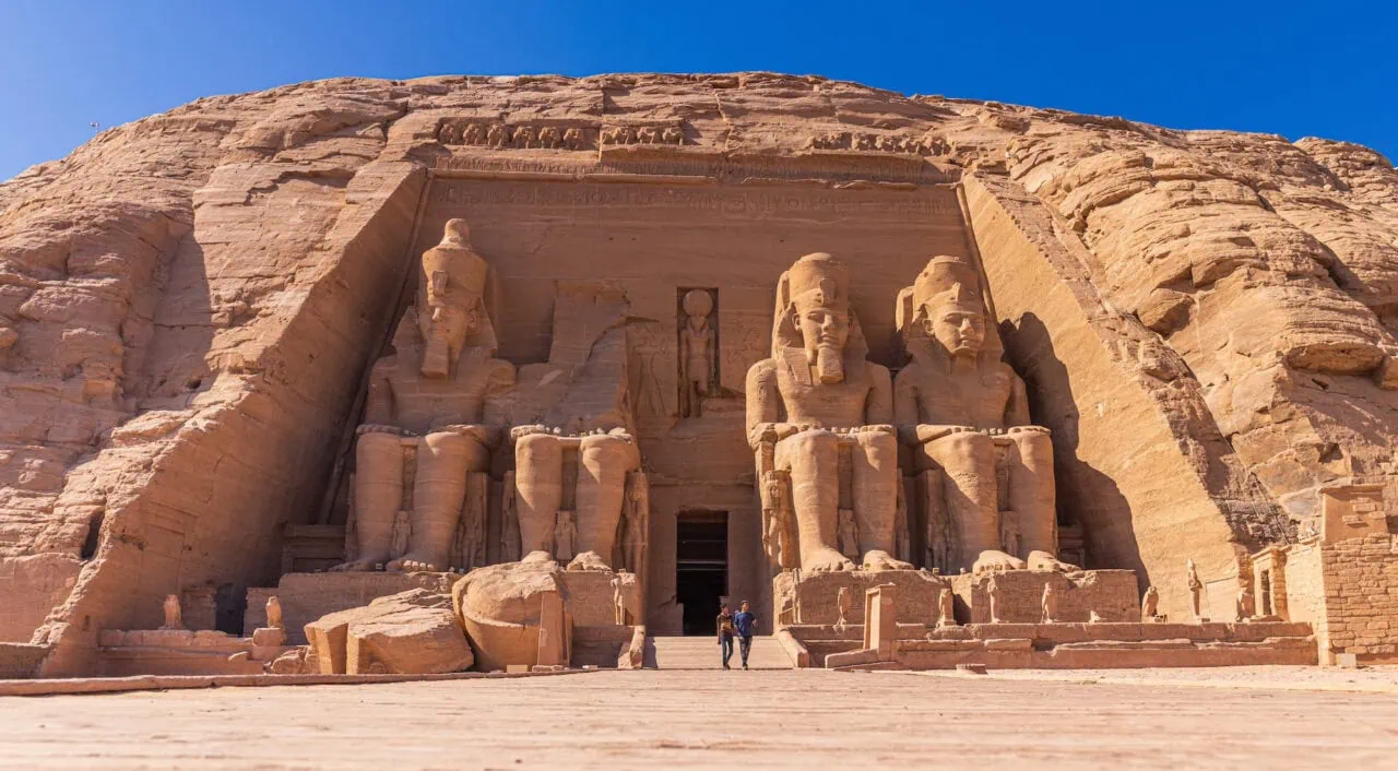 The Temple of Ramses II at Abu Simbel, Aswan