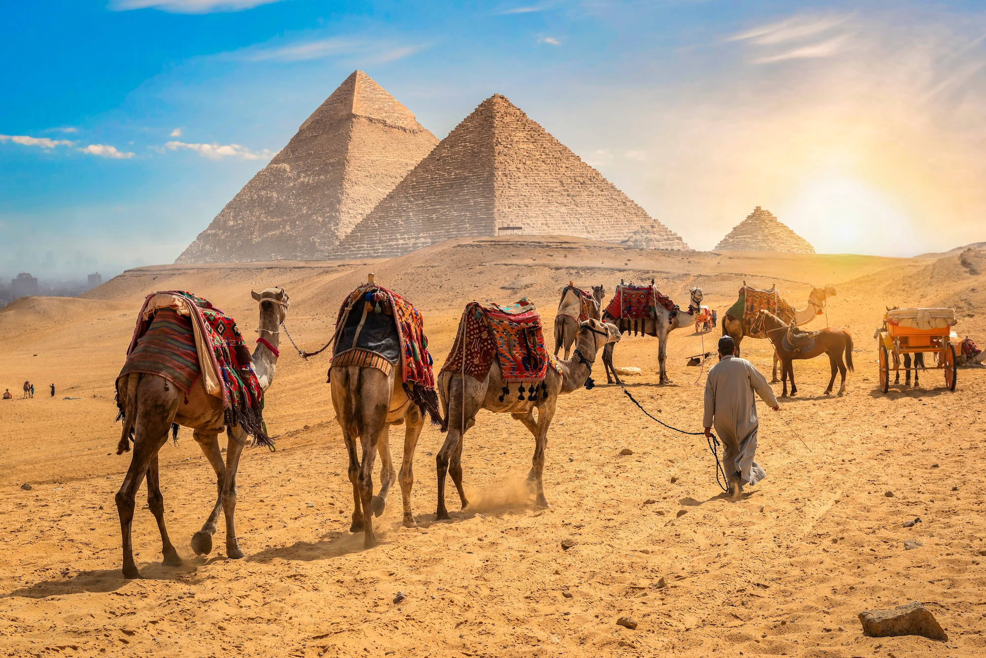 The Great Pyramids of Giza, Giza, Cairo