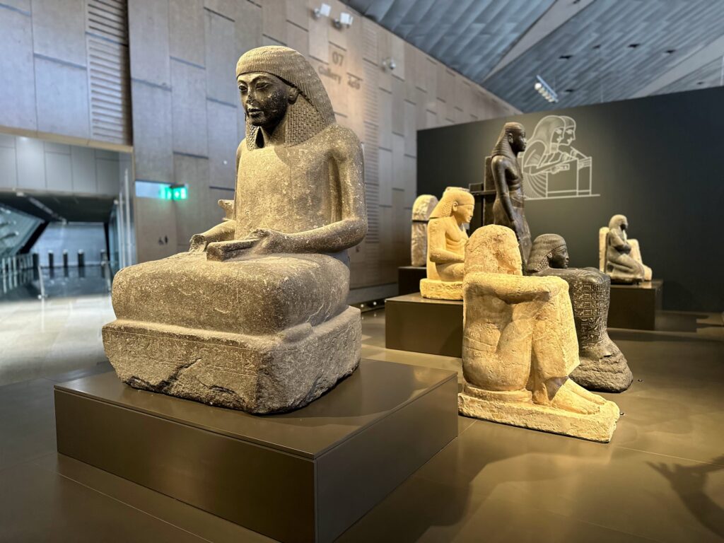 Statues in the Grand Egyptian Musuem