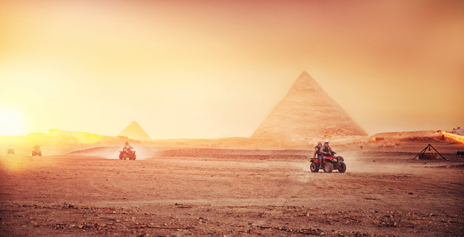 Quad Bike at Giza Pyramids