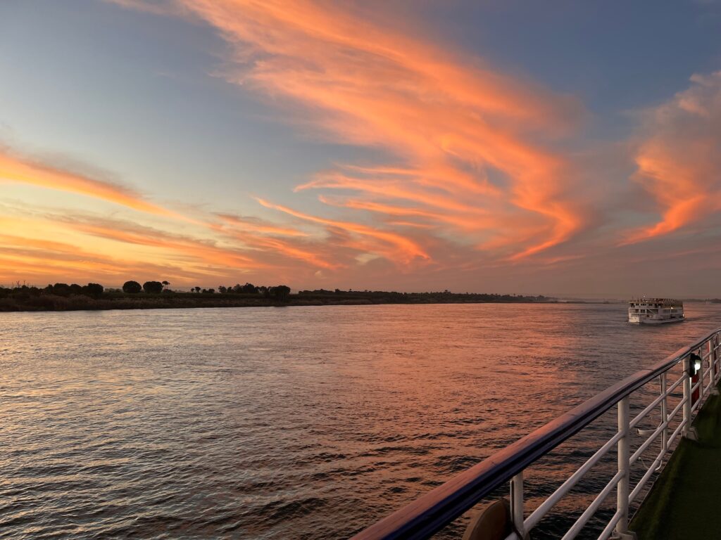 Sunset sail on the Nile