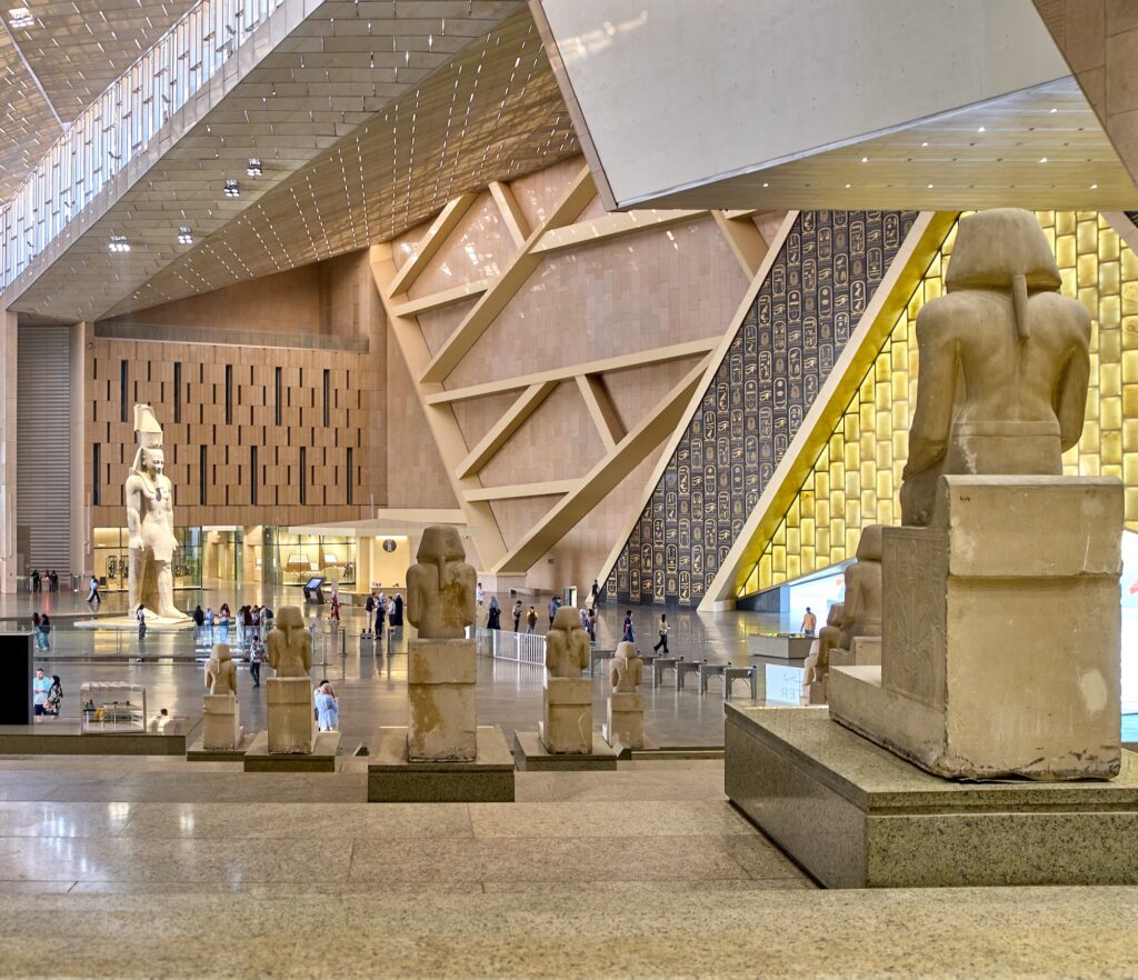 Statue of Ramesses II in the Grand Egyptian Museum