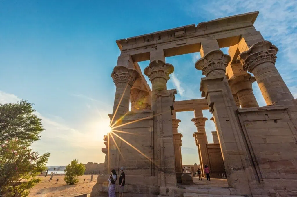 Trajan's Kiosk at Philae Temple in Aswan