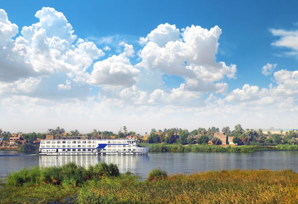 Cruise ship on the Nile River