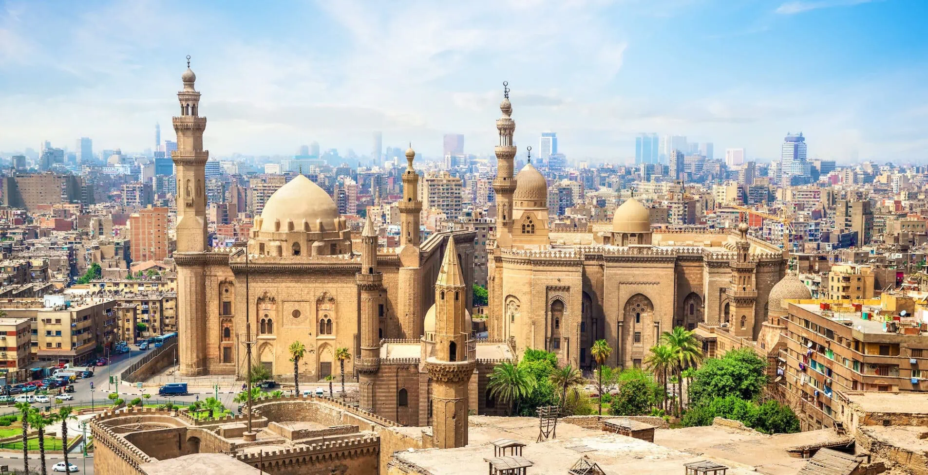 View of the Mosque Sultan Hassan in Cairo 1905x976 crop 50 31