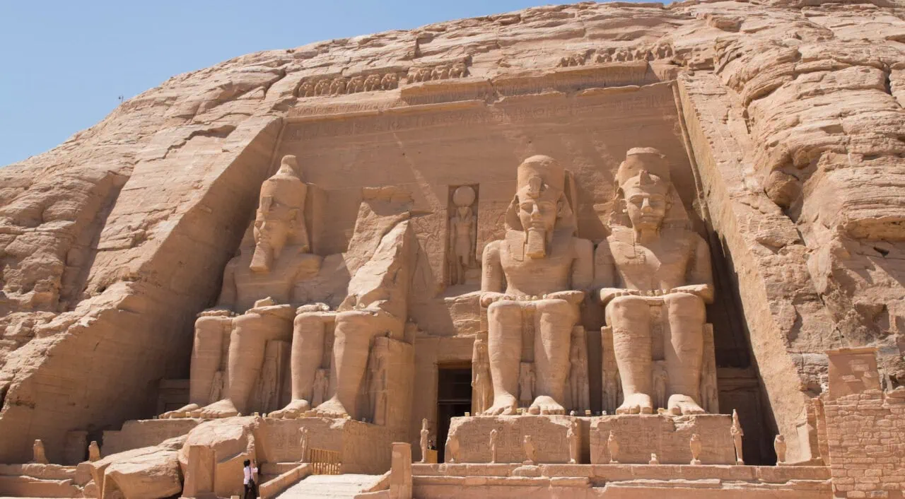 The Temple of Ramses II at Abu Simbel, Aswan