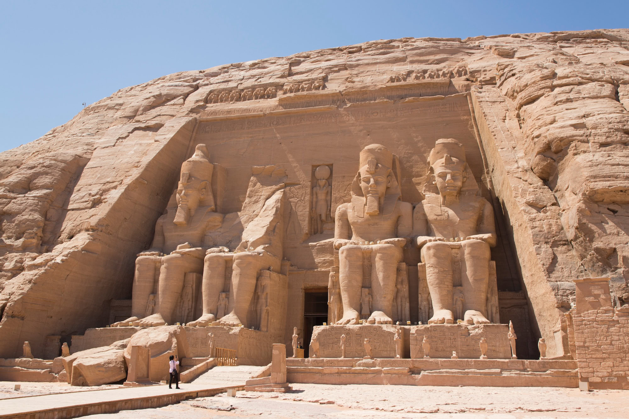 The Temple of Ramses II at Abu Simbel, Aswan