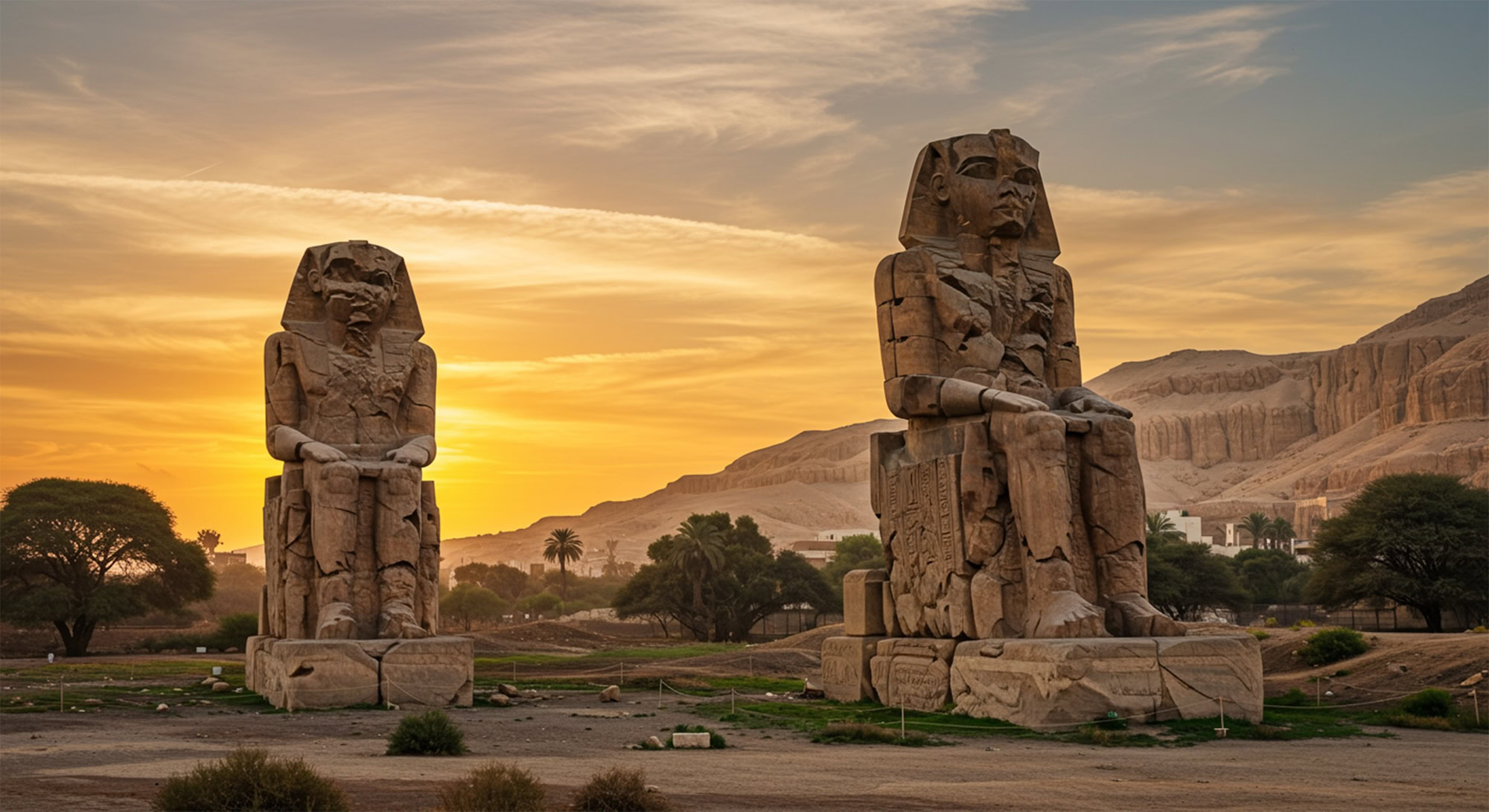 Colossi of Memnon, Luxor