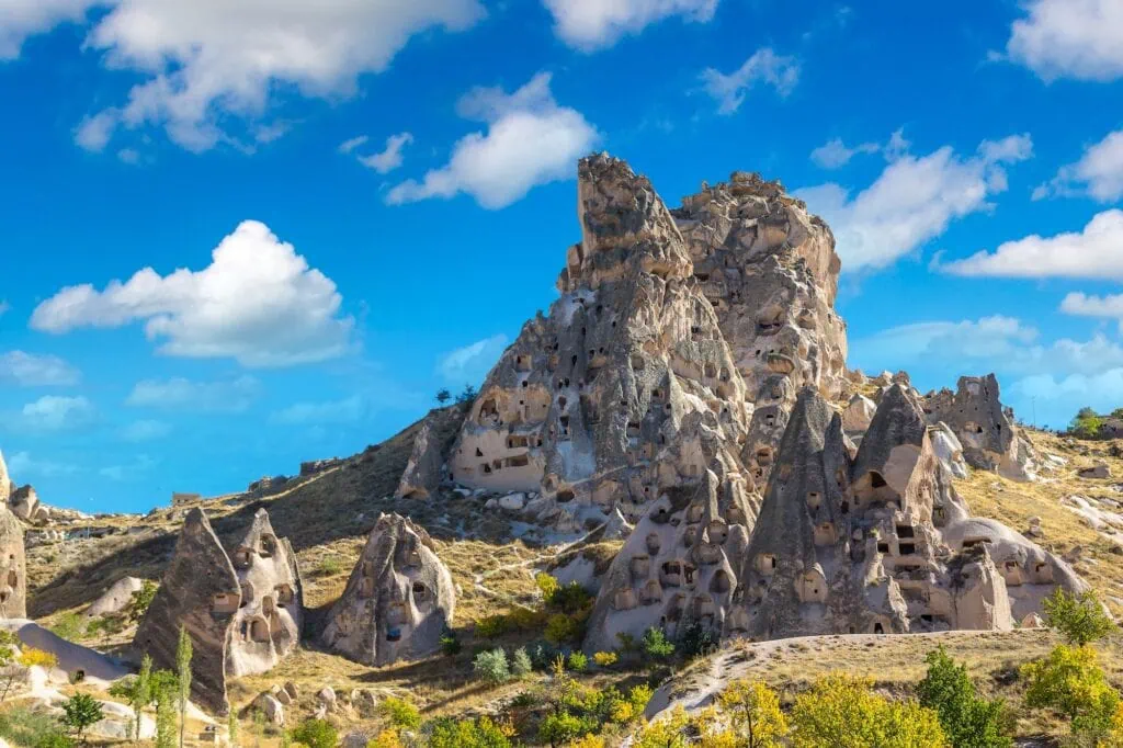 Goreme open air museum Cappadocia Turkey in a beautiful summer day