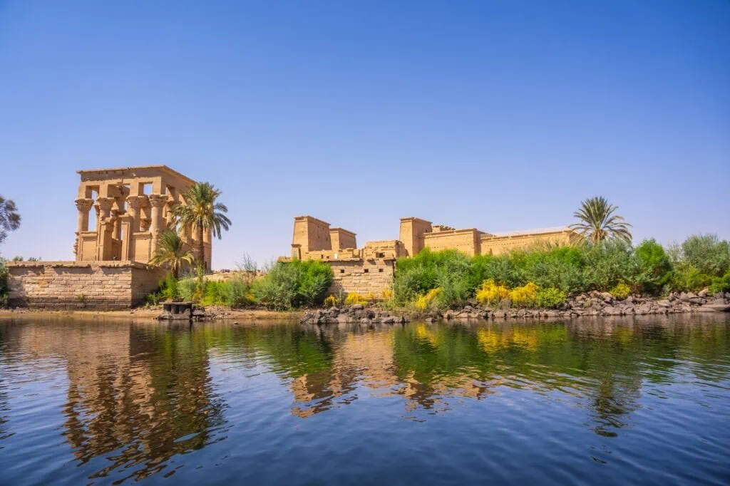 Philae Temple complex on Agilkia Island in Aswan, dedicated to the goddess Isis - 4-Day Nile Cruises