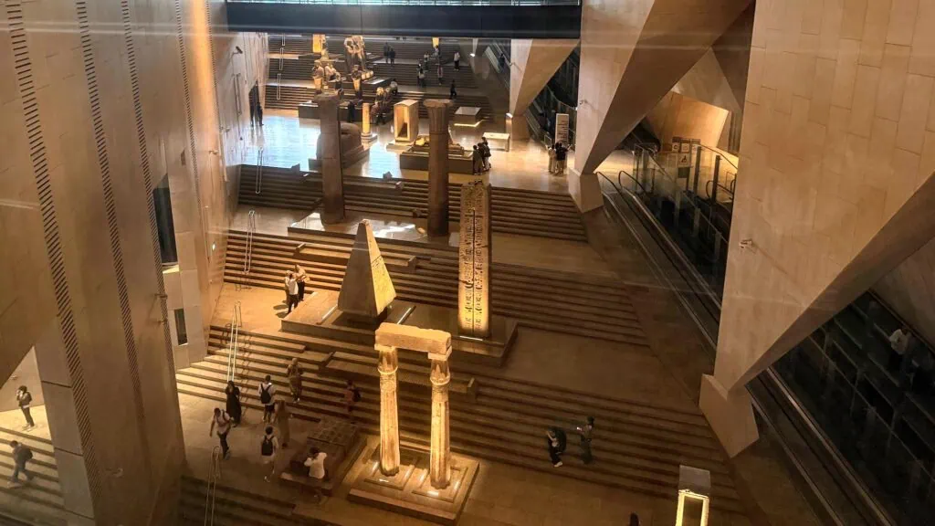 The Grand Staircase at GEM, Egypt's new flagship museum