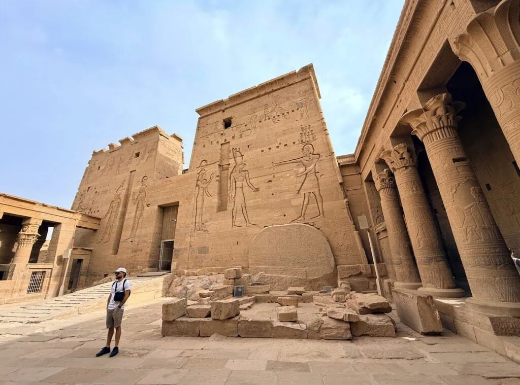 Philae Temple courtyard, Aswan
